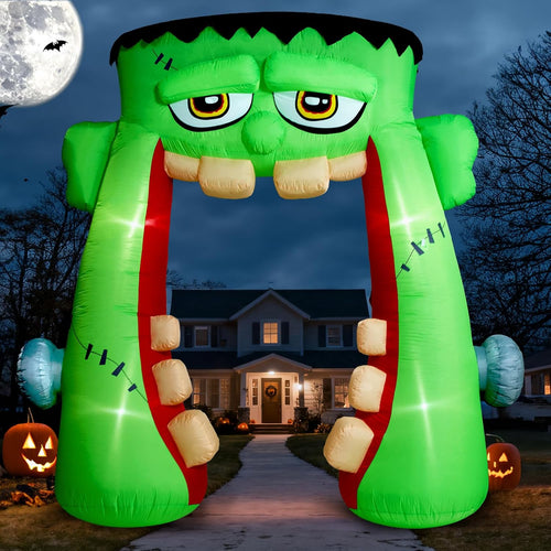 10 ft Frankenstein Monster Halloween Archway Inflatable